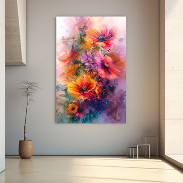 Tableau Aquarelle Fleurs